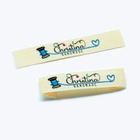 Custom Sewing labels / Brand labels  Custom Clothing Tags  Cotton Ribbon label   Name label (FR013) Stickers Labels