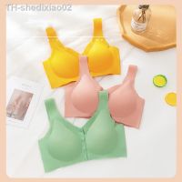 ▨๑ Enfermagem Roupas Para Mulheres Grávidas Fio Livre Piece Frente Aberto Botão Sólido Gelo De Seda Cueca Maternidade Amamentação