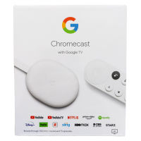 Google Chromecast with Google TV 4K สีขาว (Snow) GA01919-US อุปกรณ์สตรีมมิ่ง ของใหม่ ของแท้ ราคาถูกที่สุด ส่งฟรี ส่งเร็วมาก รับประกัน 1 ปี