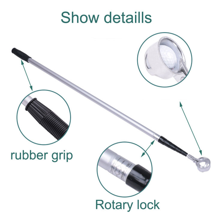 ลูกกอล์ฟ-nsbk53eemmt-ยืดหดได้-อุปกรณ์จับเครื่องรับลูกบอลอะลูมินัมอัลลอยลูกกอล์ฟเครื่องรับลูกบอลลูกกอล์ฟยืดหดได้สำหรับใช้ในน้ำ