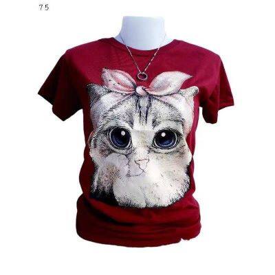 Character T-shirt Cotton Free size S-M