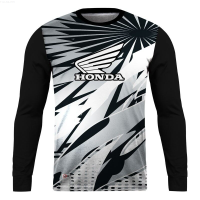 Honda Premium Dri-fit Black Edition3D Jersey Printed Jersey full sublimation long sleeve T-shirt {in store}