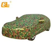 Winter Plus Cotton Full Car Covers Outdoor Waterproof Sun Rain Snow Protection UV Car Umbrella Camouflage Universal SUV Sedan