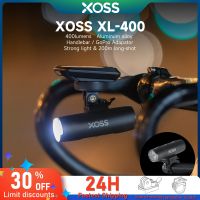 XOSS ไฟหน้าจักรยานกันน้ำ USB ชาร์จได้สายใช้ในจักรยาน MTB ชุดไฟหน้ารถจักรยานจักรยานแสงแฟลชอุปกรณ์เสริมสำหรับขี่จักรยาน