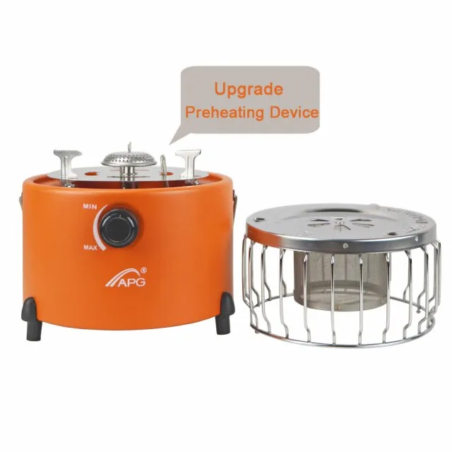 Portable 2 In 1 Camping Stove Gas Heater Outdoor Warmer Propane Butane