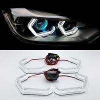 Gucanou ไฟ LED ควบคุมระยะไกลบลูทูธ,ไฟวงแหวนสำหรับ BMW F30 F35 F82 F80