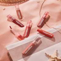 barenbliss Cherry Makes Cheerful Lip Velvet 2.5g   ลิปเนื้อมูสกำมะหยี่ที่นุ่มลื่น บางเบา จากแบร์แอนด์บลิซ เกลี่ยง่าย