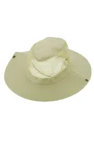 Outdoor Fishing Camping Hiking Sun Cap Round Rim Brim Men Women Hat beige