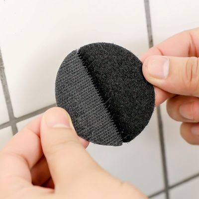 60x60mm Black Round Strong Self-adhesive Fastening Point Sticker Sheets Sofa Cushion Carpet Anti-skid Pad Tape Adhesives Tape