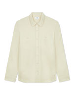 AIIZ (เอ ทู แซด) - เสื้อเชิ้ตผู้ชายแขนยาวผ้าป๊อปลินสีพื้น Mens Washed Work Long Sleeve Shirts