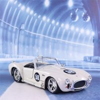 Jada 1:24 1965 Shelby 427 COBRA S/c สูงจำลองรถ Diecast หุ่นอัลลอยโลหะรถของเล่นสำหรับ J101เก็บของขวัญสำหรับเด็ก