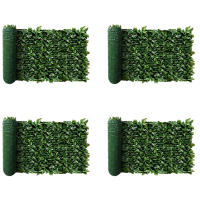 800X Fence Wall Decoration Artificial Green Leaves Can Stretch Privacy Fence Screen Plant Leaves, Suitable for Home