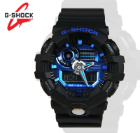 นาฬิกาข้อมือ G--Shock นาฬิกาผู้ชาย รุ่นGA-710-1A2DR สีดำ/น้ำเงิน (สินค้าพร้อมจัดส่ง)