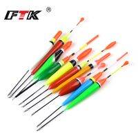 ✤ FTK Mixed Waggler Pole Fishing Floats Set of 10 Pcs Barguzinsky Fir Floats Sensitive Bodied 2/3/5g For Carp Sea Bream Roach