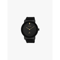 Citizen นาฬิกาข้อมือผู้ชาย [ประกันร้าน] CITIZEN นาฬิกาข้อมือผู้ชาย รุ่น AQ Mid Black Dial Black รุ่น BE9187-53E