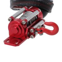 RC Car Metal Steel Wired Automatic Simulated Winch for 1/10 RC Crawler Car Axial SCX10 90046 D90 TRX4TH