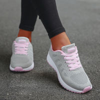 Shoes Womens Sneakers Fashion Lace-Up Casual Shoes Women Flats Soft Sole White Sneakers Women Platform Shoes Zapatillas Mujer