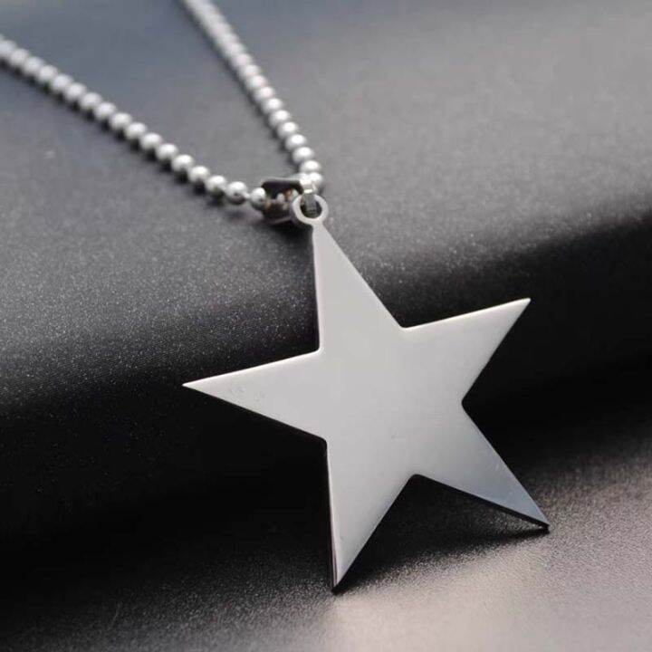 titanium-steel-necklace-korean-fashion-necklace-beads-chains-choker-star-pendant-necklace-hot-girls-necklace-hot-girls-beads-choker-y2k-fashion-necklace-hip-hop-necklace-star-pendant-necklace