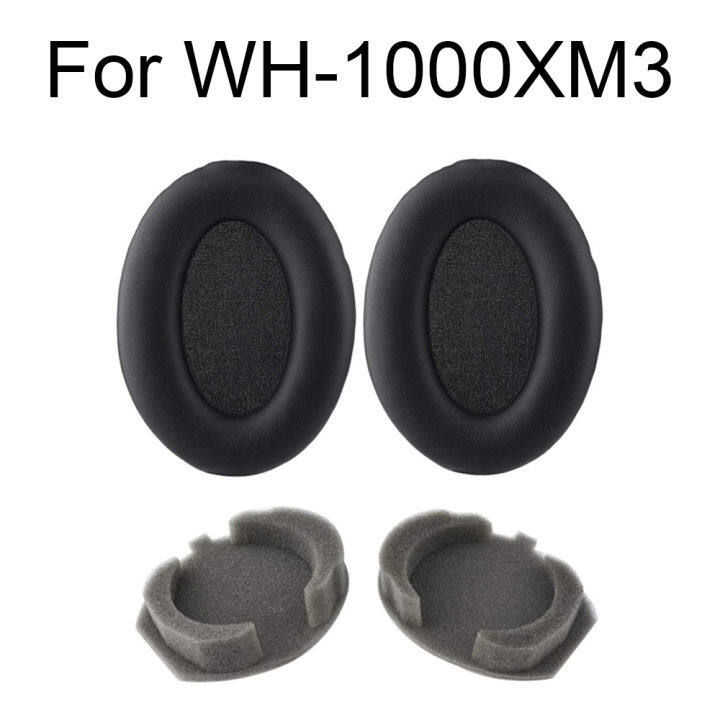 1คู่จุกหูฟังสำหรับ-wh-1000xm5-sony-wh-1000xm4-wh-1000xm3-wh-1000xm5-1000xm4-1000xm3หูฟัง-eaepads-เบาะรองหูฟังชุดหูฟังฟองน้ำอะไหล่เอียร์บัดซ่อมแซมอุปกรณ์เสริม