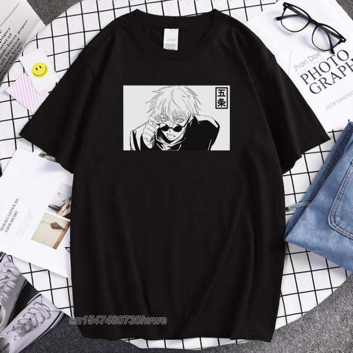 jujutsu-kaisen-gojou-satoru-printing-mans-t-shirts-simple-crew-neck-t-shirts-sports-loose-tee-shirts-comfortable-mans-t-shirt