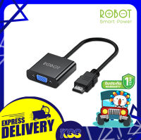 สายแปลงสัญญาณ อุปกรณ์แปลงภาพ Robot rhv10 hdmi to vga converter Full hd 1080p เปิดบิลใบกำกับภาษี พร้อมส่ง