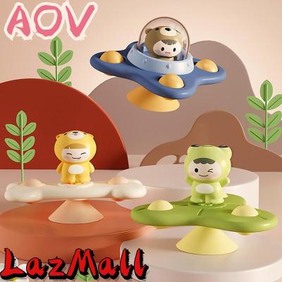 AOV 3Pcs Spinning Top ของเล่นสำหรับของเล่นเด็ก Spinner W/ ถ้วยดูด Rotatory Bath ของเล่นสำหรับทารกอายุ3เดือน +,ปลอดสารพิษและปลอดภัย,ไม่มีกลิ่น,COD จัดส่งฟรี