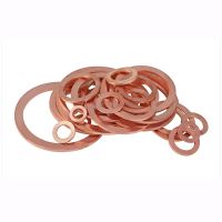 【CW】 M21 M22 M24 M26 M27 M28 Brass Copper Sealing Boat Crush Washer Flat Gasket Ring Sump Plug Oil Seal Fitting Thickness 1.5mm