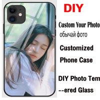 【อิเล็กทรอนิคส์】เคสกระจกเทมเปอร์ DIY ภาพถ่ายตามสั่งสำหรับ Samsung S22 S23 S10 S20อัลตร้ากาแลคซีพร้อม A52 A53 S20 FE A52S 5G A13 A12 S21 A32