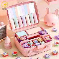 Perfk ที่จัดเก็บอเนกประสงค์กล่องเก็บของ Tas Kosmetik สำหรับวันหยุดพักผ่อนสำนักงานแต่งตัว