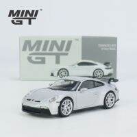 Minigt1:64 911เงิน992gt 3รถโลหะผสมรุ่น390