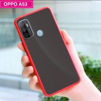 พร้อมส่ง Case OPPO A53 (2020) เคสออฟโป้ เคสกันกระแทก ปุ่มสีผิวด้าน ขอบนิ่มหลังแข็ง เคสโทรศัพท์ สินค้าส่งจากไทย