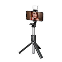 หมุนไร้สายบลูทูธ Selfie Stick ขาตั้งกล้องสำหรับ 13 12มาร์ทโฟน Selfie Stick ชัตเตอร์ระยะไกล