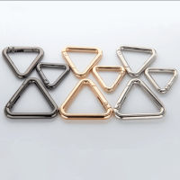 Metal Luggage Buckle Adjustable Bag Buckles Hook Buckle Triangle Spring Buckle Luggage Hardware Accessories