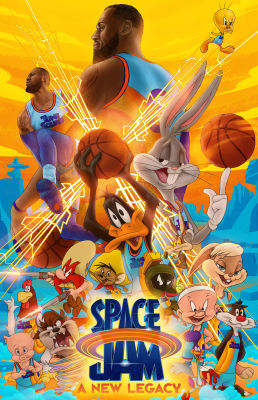 โปสเตอร์ Space Jam A New Legacy สเปซแจม LeBron James เลอบรอน เจมส์ บาสเกตบอล Basketball Poster นักบาส ตกแต่งผนัง ของแต่งบ้าน ของแต่งห้อง โปสเตอร์ติดผนัง 77poster