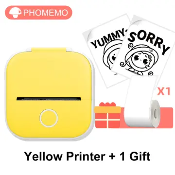 Phomemo T02 Portable Mini Wireless Thermal Pocket Printer Self