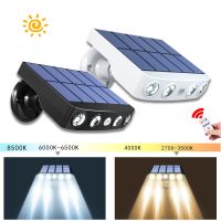 Solar Power Wall Light Outdoor LED Street Lamps with Motion Sensor Waterproof Pathway Spotlight for Patio Yard Garden Solar Lamp