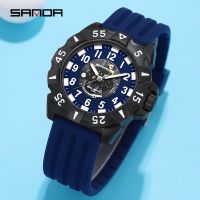 SANDA Fashion Personality Wristwatches Silicone 50M Outdoor Relogio Masculino ﹍