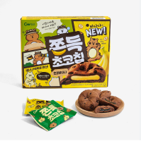 ขนมเกาหลี  ช็อกโกชิพ คุ้กกี้บานาน่า CW  Chewy Choco Chip Banana 쫀득초코칩(초코바나나)-청우 240g 12ชิ้น (กล่องใหญ่)พร้อมส่ง