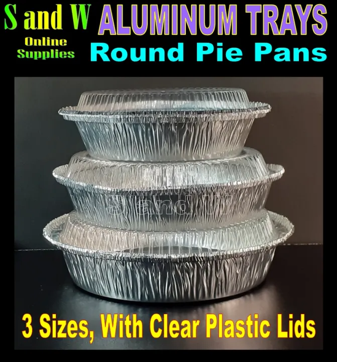DOBI 8x8 Aluminum Pans (30 Pack) - Disposable 8 Inch Square Foil