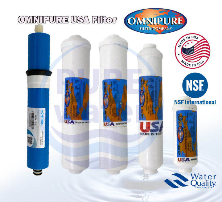 OMNIPURE Original USA Water Filter Cartridge Series Reverse Osmosis