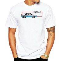 เสื้อยืดโอเวอร์ไซส์ใหม่ เสื้อยืดคอกลม ผ้าฝ้าย ลาย Estelle 80S Rally Car Retro Czech Racing Rapid Sports 130 2023S-3XL  6U7D