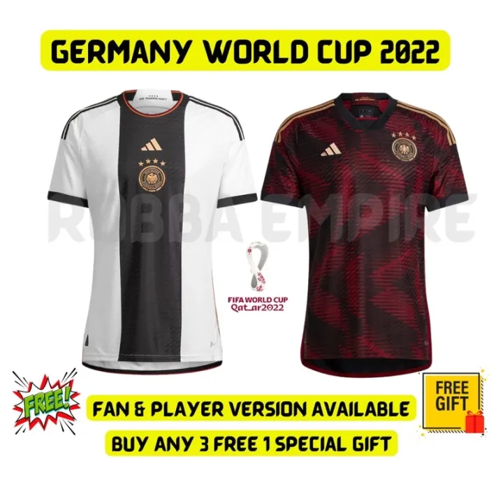 Germany Jersey World Cup 2022 Home & Away Fan Issue Kit Original 2022 2023 Local Seller Unisex