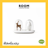 Qualy : Wild Life Salt and Pepper Shaker - ที่ใส่เครื่องปรุง กระปุกใส่เครื่องปรุง ขวดใส่เครื่องเทศ รุ่นกวางและหมี