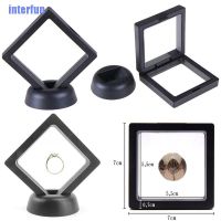 (Interfun) กล่องใส่เครื่องประดับ 3D สีดํา 70x70 มม. ด้วย QC7311127