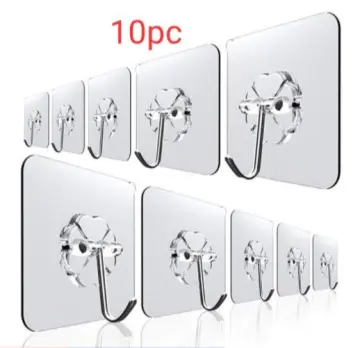 30PCS Invisible Nail Hangers, Concrete Wall Hooks,No Damage Wall Picture  Hanger,Concrete Hard Wall Drywall Picture Hooks