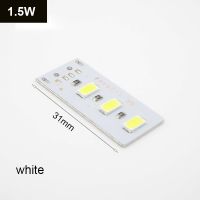 ลูกปัดไฟกลางคืนพื้นผิว DC 5V 5730 LED ชิป SMD 5W 6W 10W แผงไฟสีเดียวสำหรับโคมไฟหลอดไฟ DIY สีขาวอบอุ่นสีขาว