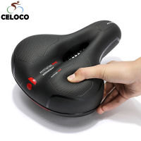 Hollow Breathable จักรยานอานผู้ชายผู้หญิง MTB Road Bike Saddle Shock Absorbing สบาย Big Butt จักรยานที่นั่งคำเตือนความปลอดภัย--hang yu trade