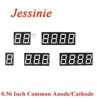 0.56 Inch Digital Tube LED Display 1 Bit 2 Bit 3 Bit 4 Bit Clock Common Anode Cathode 0.56" 7 Segment Led DIY Red Board