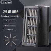 (LONG FA hardware)อัพเกรด24 In 1 Precision ไขควงชุด Home Portable ไขควงชุด Magnetic Screwdriv ชุด Bits Torx Hex สำหรับโทรศัพท์