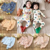 【Ready Stock】 ◆☑☽ C22 ?[Msia Stock]?1-5yrs Kids Pyjamas Set Sleepwear Baju tidur kanak budak lelaki dan budak perempuan 1-5thn